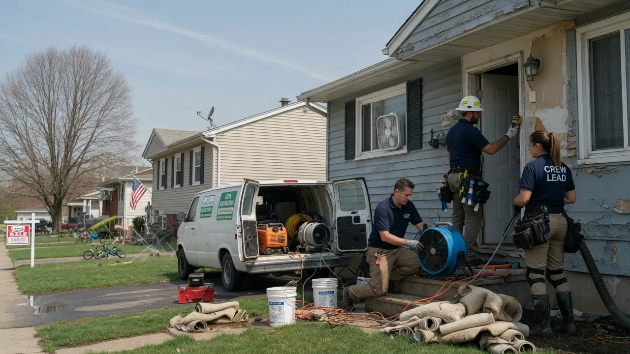 Flood Cleanup in Furlong, PA near me